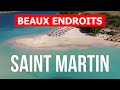 Vacances  saint martin carabes  plages mer tourisme paysages  vido 4k  ile saint martin