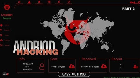 CraxsRat || Android Hacking Education  tutorial part 2 2025
