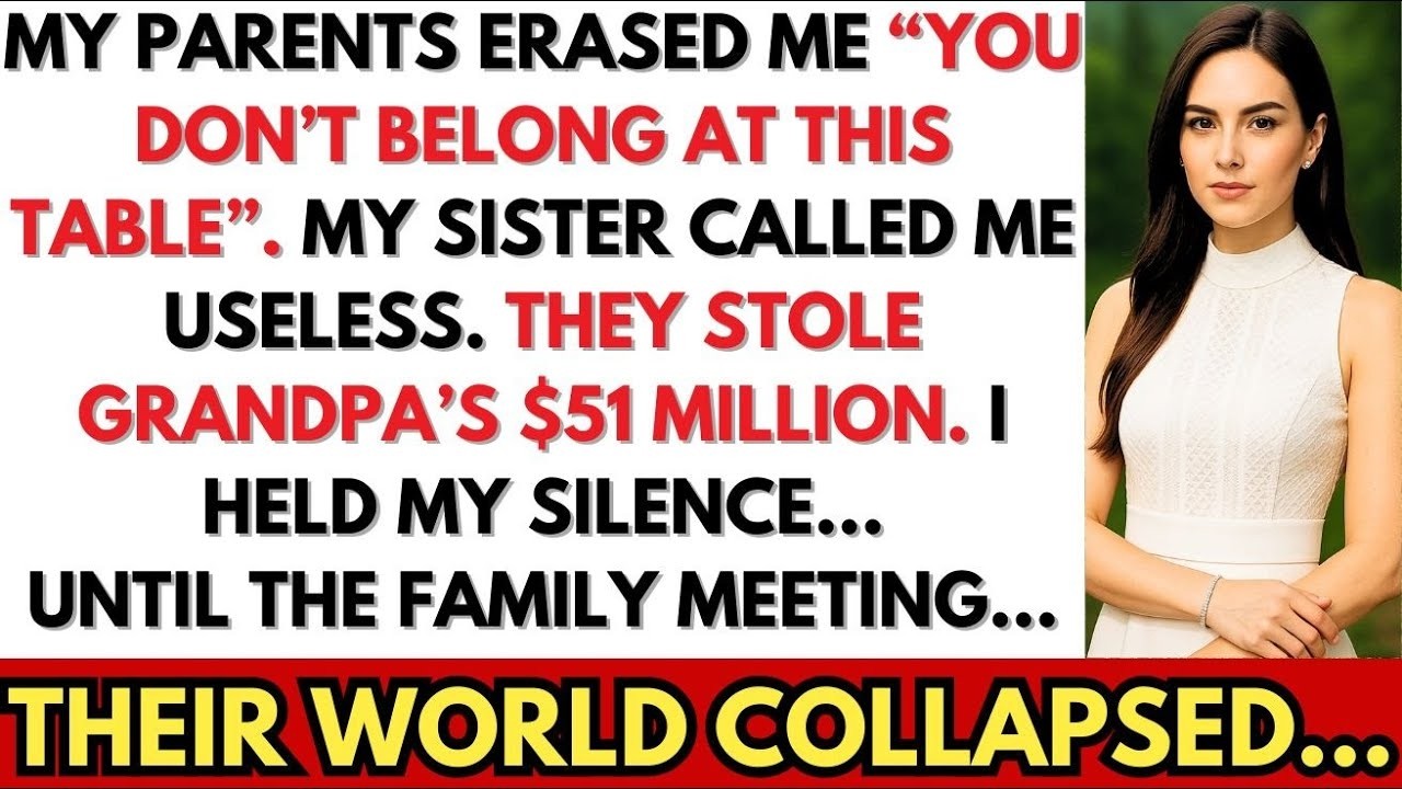 Grandpa Left Me $51M—But My Parents Stayed Silent Until the Family Meeting