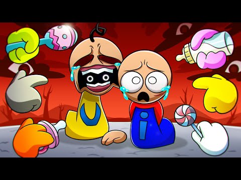 УПИН и ИПИН: РАЗНОЕ ВОСПИТАНИЕ! Incredibox Sprunki анимации