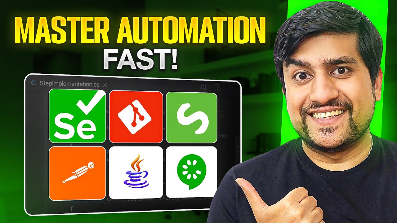 How to Actually Master Automation Testing and Land a Job Faster! - YouTube