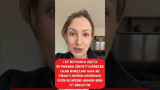 1 AY BOYUNCA AŞKTA PARADA ŞANSLI BURÇLAR!