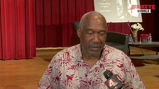What is Gene Smith's outgoing message when he leaves Ohio State