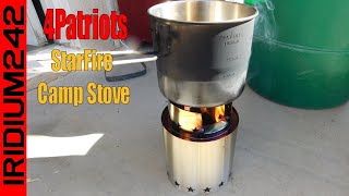 4Patriots StarFire Camp Stove - YouTube