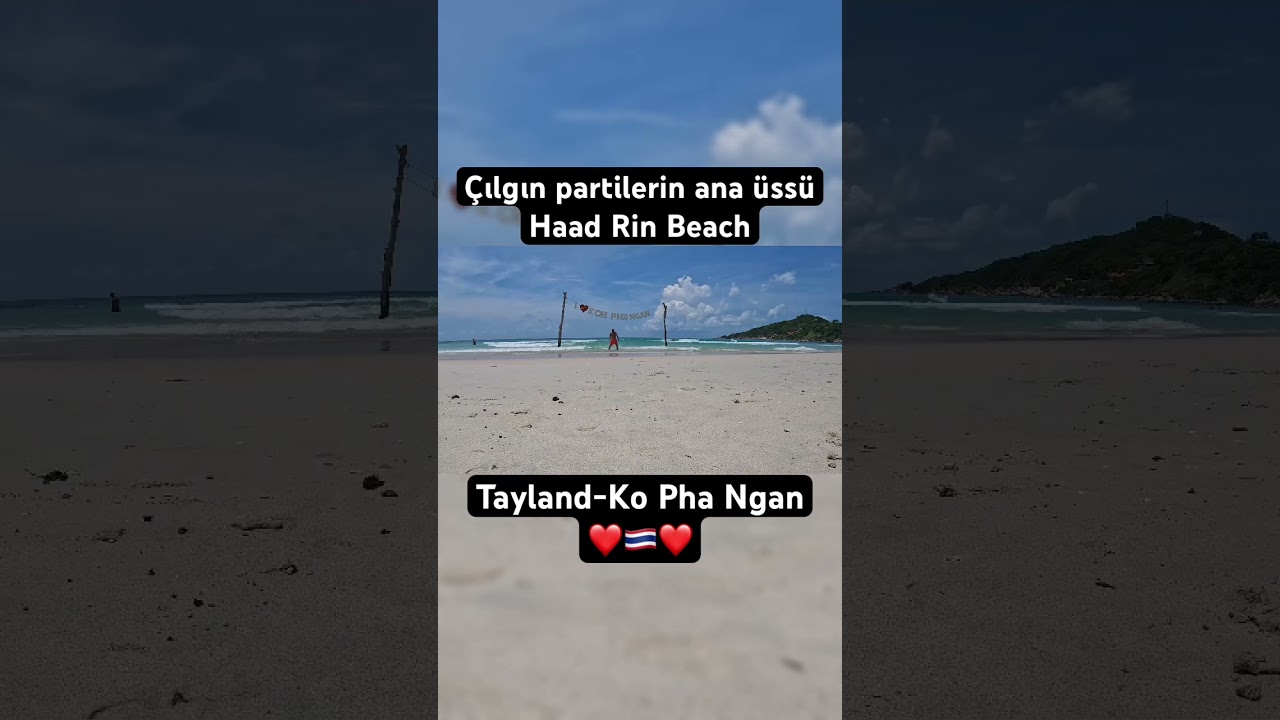 Tayland’da Çılgın Partilerin Merkezi Ko Pha Ngan-Haad Rin Beach #shorts