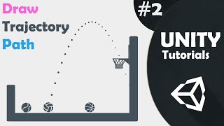 Draw Trajectory path tutorial - Unity [Part 2] - Multi ball screenshot 2