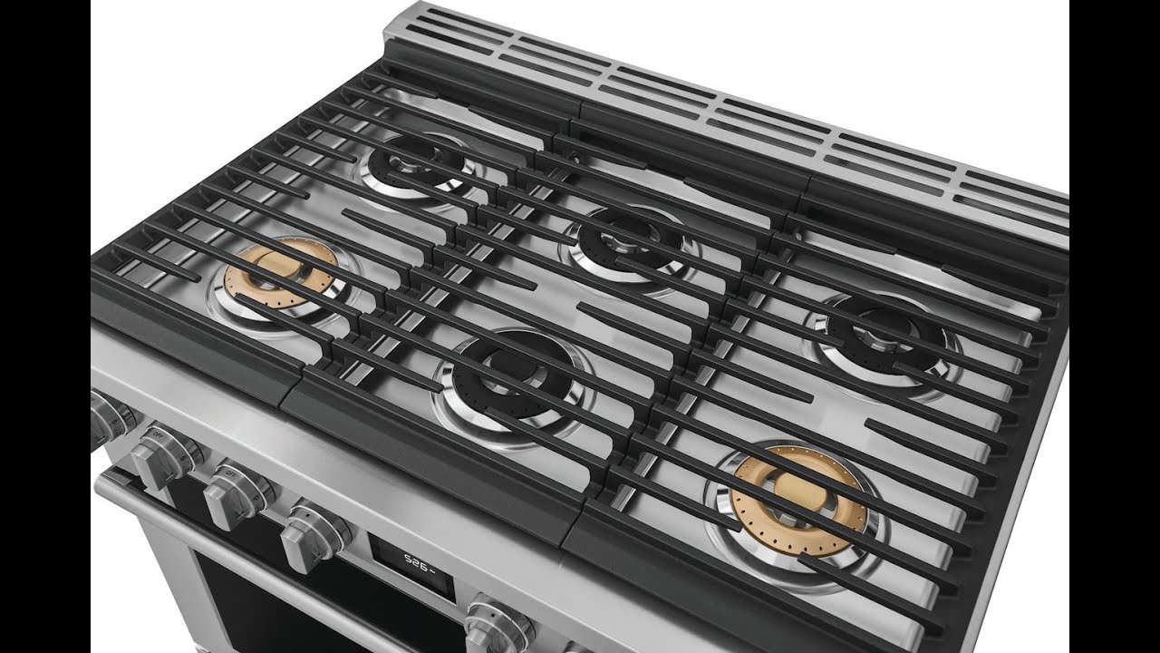 The Electrolux ECFD3668AS 36" Dual Fuel Range YouTube