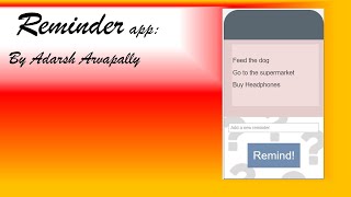 Reminder app by Adarsh Arvapally screenshot 5