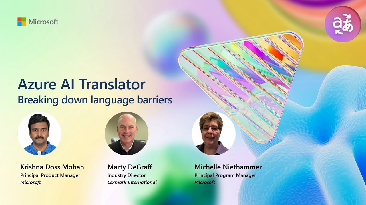 AI translation: Breaking down language barriers | BRK107 - YouTube