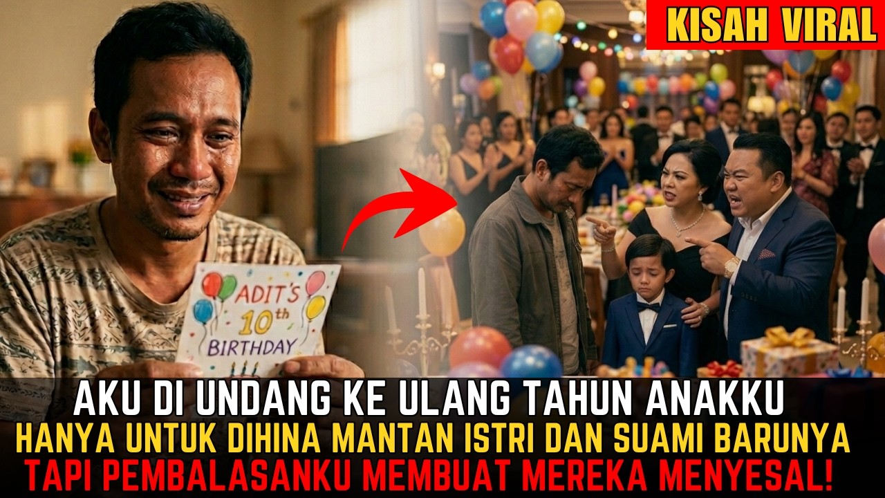AKU DI HINA MANTAN ISTRI DAN SUAMI BARUNYA SAAT ULANG TAHUN ANAKKU! BALASANKU MEMBUAT MEREKA NANGIS!