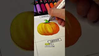 Come Disegnare Una Zucca Dal Modo Facile A IMPOSSIBILE! #art #short #bulun
