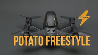 Hawt DJI FPV Drone Footage Potato Freestyle 😂