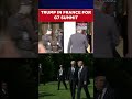 US Prez Donald Trump Arrives At Hotel Royal In Évian-les-Bains Ahead Of France G7 Summit #shorts