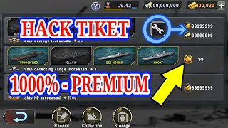 How to hack warship battle game _ Hack tiket premium _ Hack gold _ Hack Dollar screenshot 1
