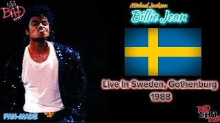 Michael Jackson - Billie Jean | Live In Sweden, Gothenburg (1988) BAD Tour ( Jumbotron View Only )