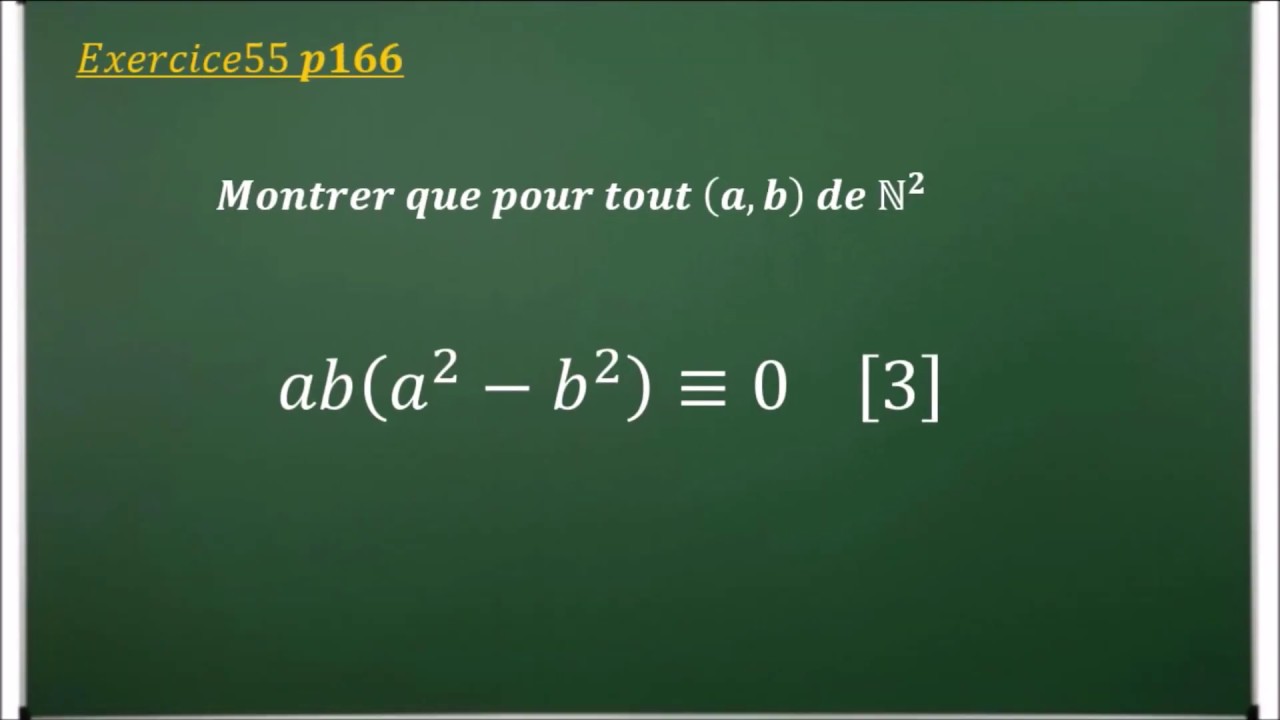 Congruences (Ex 56 p 166 Correction)