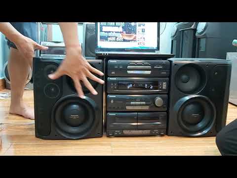 Video Da ban Panasonic CH73 2 cặp loa chà bá Bass đôi oánh... - youtube