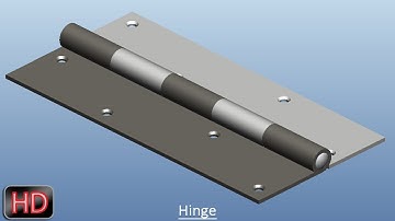 🔖 Modeling a Hinge (Pro E Wildfire)