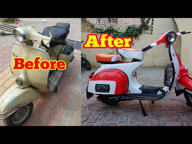 inch Evaluering trappe स्कूटर मोडिफाई करने में कितना खर्च आया.?All ABOUT MY BAJAJ SUPER  MODIFICATION. Motozip. - YouTube