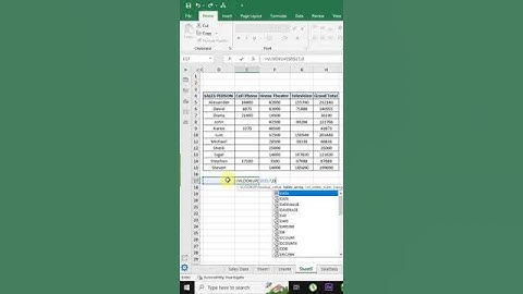 VLOOKUP with name auto update data in excel tamil