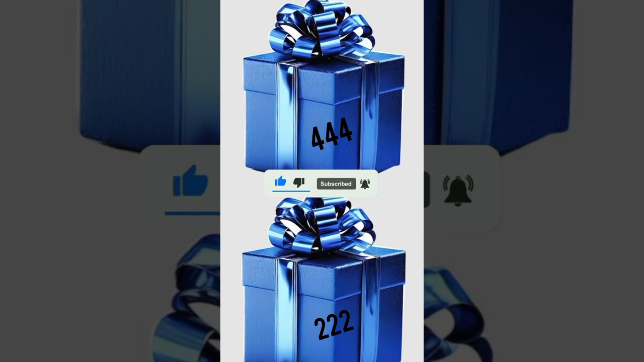444 V's 222 choose your #gift box🎁 #shorts #youtubeshorts