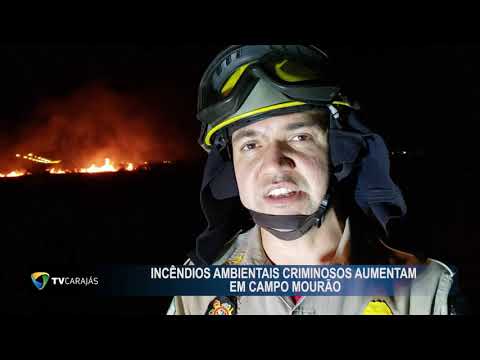 Incêndios ambientais criminosos aumentam em Campo Mourão