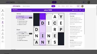 Yahoo Mini Crossword 8/26/26