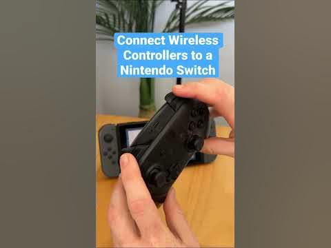 How to Connect a Wireless Pro Controller to a Nintendo Switch - YouTube