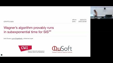 Lattice-based Cryptography I (Crypto 2025)