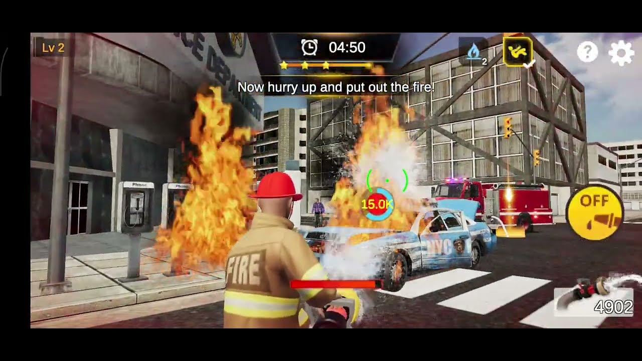 Fireman Rescue Mission The car is on fire! 🚒 Firefighter Rescue Mission - YouTube