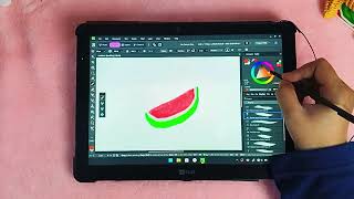 Trying to Draw in Affinity App | Fujitsu Arrow tab V727 screenshot 2
