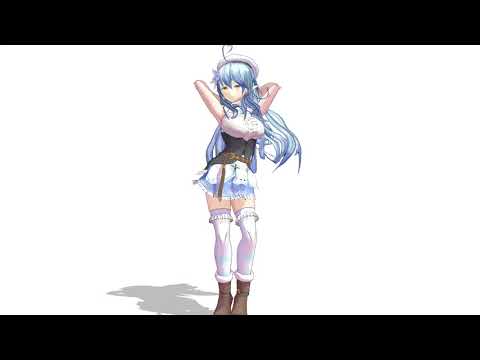 [mmd] Hololive Yukihana Lamy Hip Sway Dance ホロライブ 雪花ラミィ 1440p
