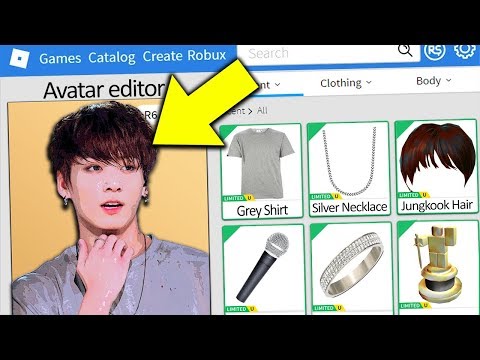 Making Jungkook From Bts A Roblox Account Youtube