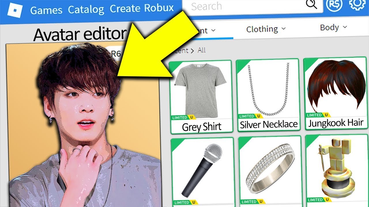 Making Jungkook From Bts A Roblox Account Youtube - rm bts shirt roblox