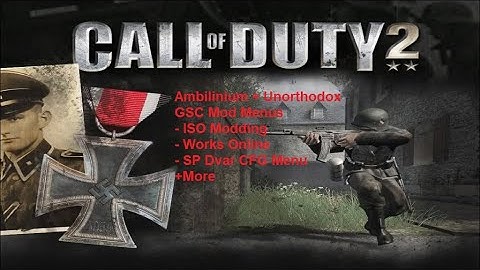 Call of Duty 2 Xbox 360 ISO Mods - GSC Mod Menu