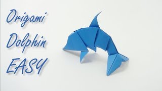 Origami Dolphin Easy - Yakomoga Easy Origami Tutorial