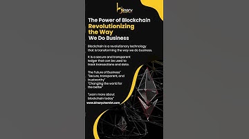 The Power of Blockchain: Revolutionizing the Way We Do Business