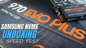 Samsung 970 Evo Plus 1TB NVMe M.2 SSD Unboxing & Speed Test