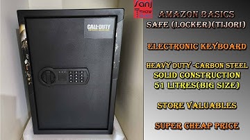 Amazon Basics safety lock of 51 Litres// Very Useful//Super Discounted price #gold #bullion #safe