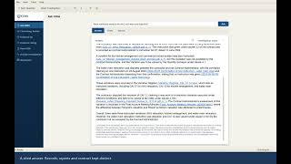 Information Investigate the project records. Get cited answers you can defend. (CDIA, 30 s) Update