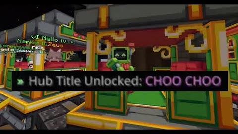 Unlocking CHOO CHOO Hub Title on The Hive!