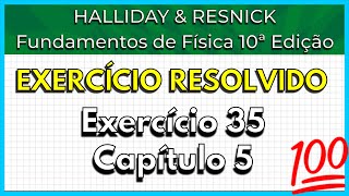 (35-05) Exercício Resolvido - Halliday (Exercício 35 Capítulo 5)