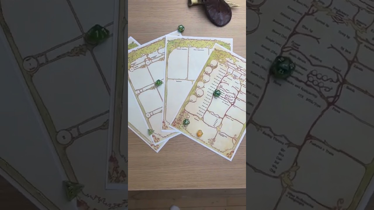 Druid Themed 5e Character Sheet