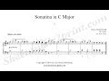 Haslinger : Sonatina in C Major (1/2 : Allegro non tanto)