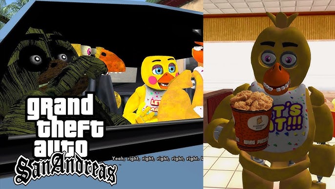 GTA San Andreas Withered chica fnaf 2 Mod 