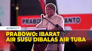 Kampanye di Jambi, Prabowo Bahas Air Susu Dibalas Air Tuba