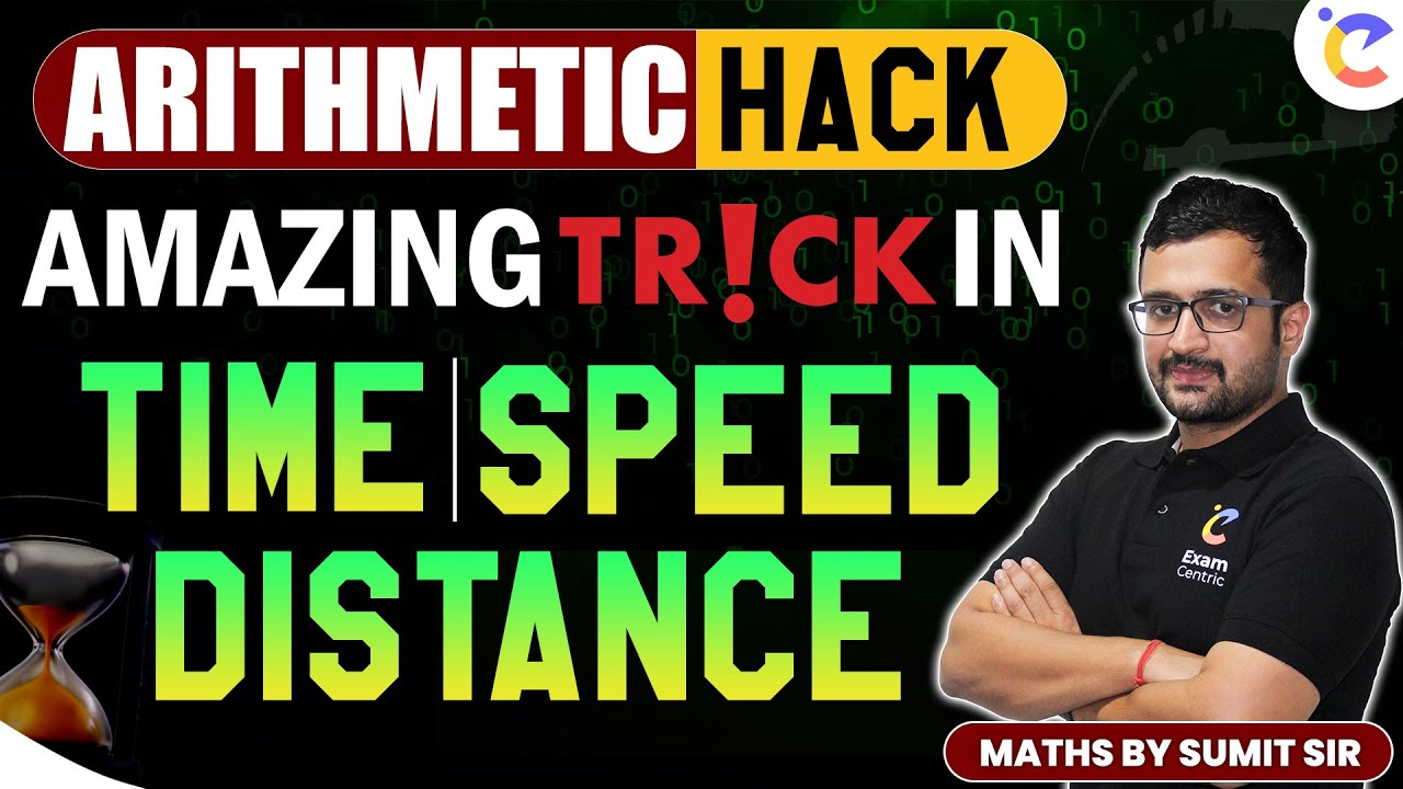 Amazing Trick in Time, Speed, Distance | Maths Short-Tricks by Sumit Sir !!