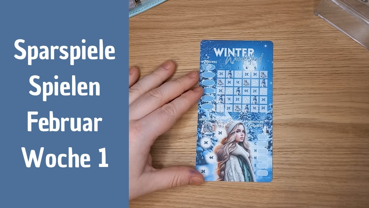 Sparspiele Spielen | Woche 1 | Februar | Franzis_Budget