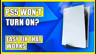 PS5 Won’t Turn On? Easy Fix That Works | PS5 Power Issue Solution