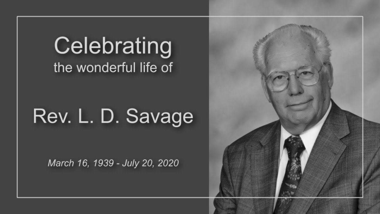 Rev. L.D. Savage Funeral Service - YouTube